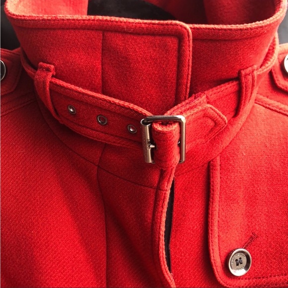 Burberry Brit red wool coat - Picture 3 of 11
